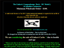 Tablet Screenshot of linkertcarburetors.com